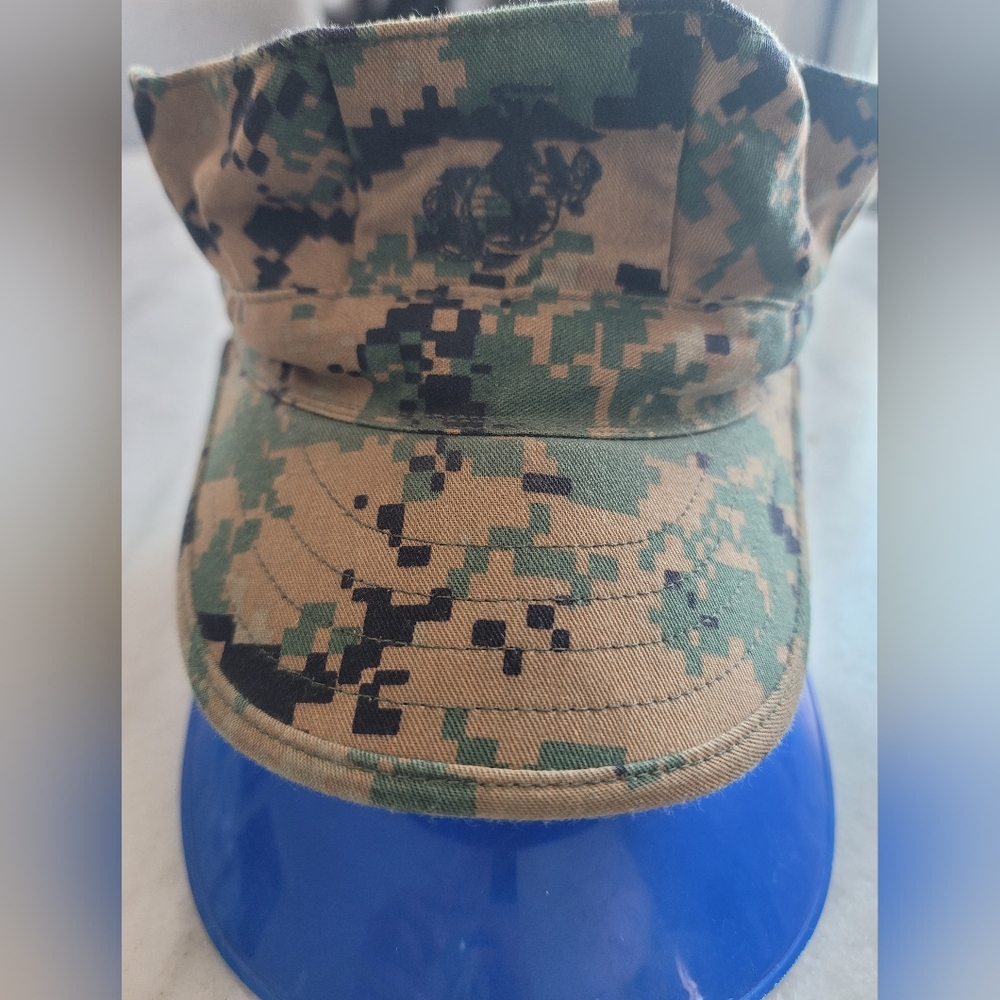 Cover Garrison Marpat Woodland Marines Corps Camo Military Cap X-small Used